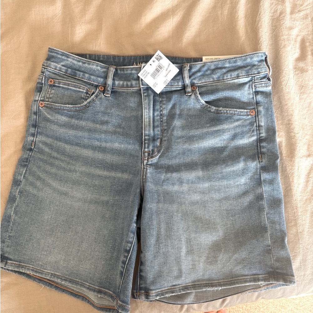 American Eagle Outfitters Light Blue Denim Shorts